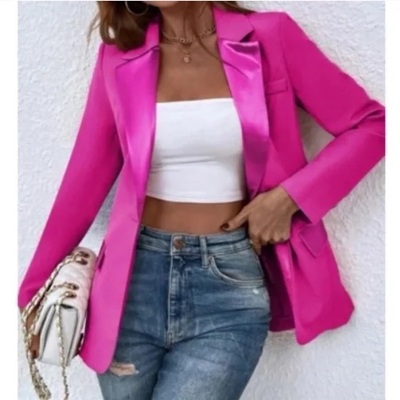 Classic Button Work Jacket Coat Blazer - Picture 12 of 15